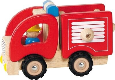 Goki Feuerwehrauto aus Holz