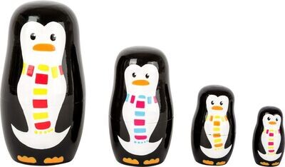 Small foot Matrjoschka Pinguin-Familie
