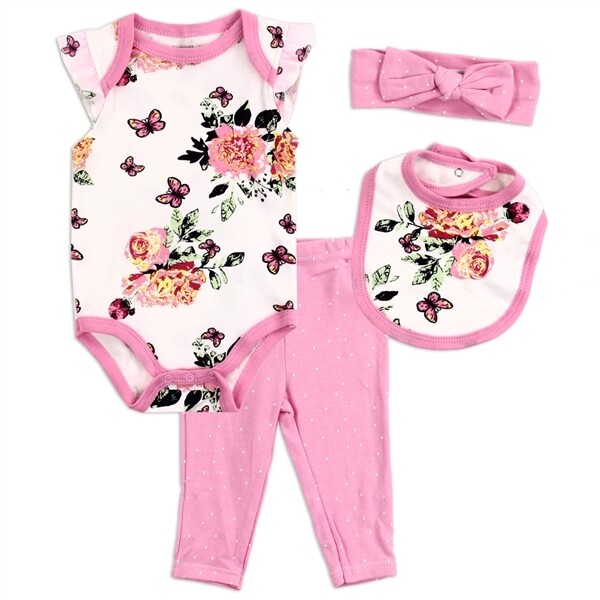 Catherine Malandrino Girls Newborn 4pc