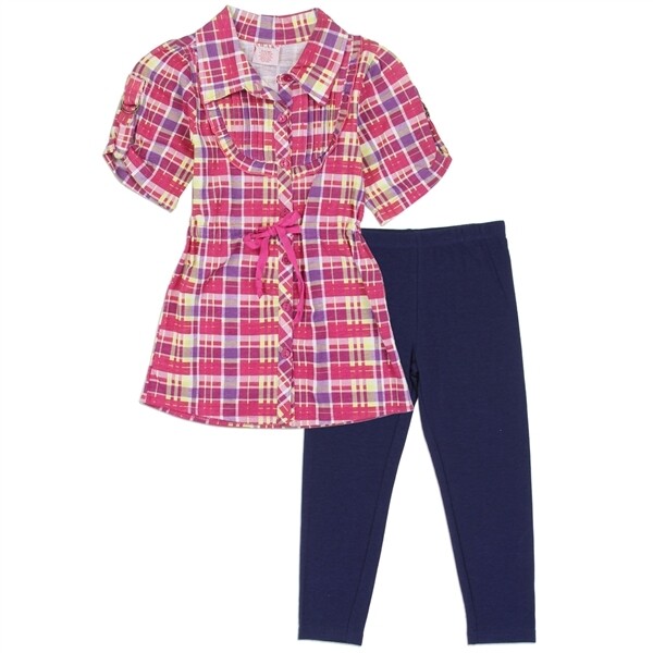 S.W.A.K Girls 2PC Legging Set