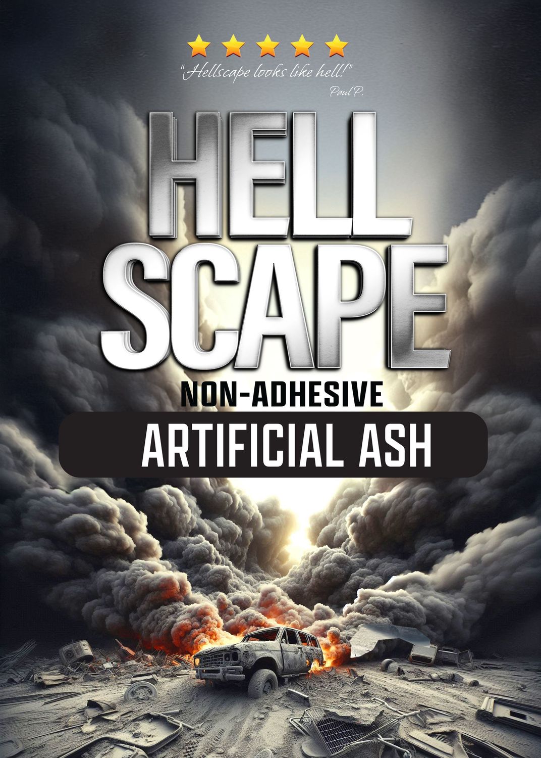 HellScape Artificial Ash (Non-Adhesive) Free Shipping.