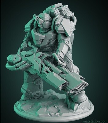 Assault Storm Guard with Sonic Gun