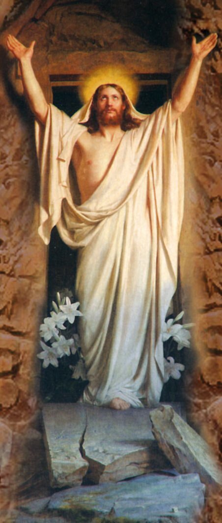 Roll-Up dipinto Cristo sepolcro
