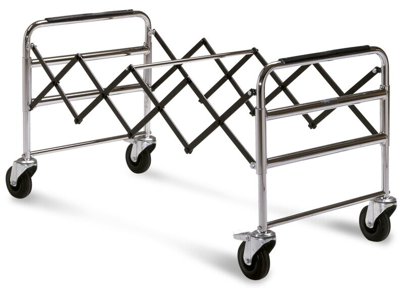 Carrello portaferetri estensibile su un lato