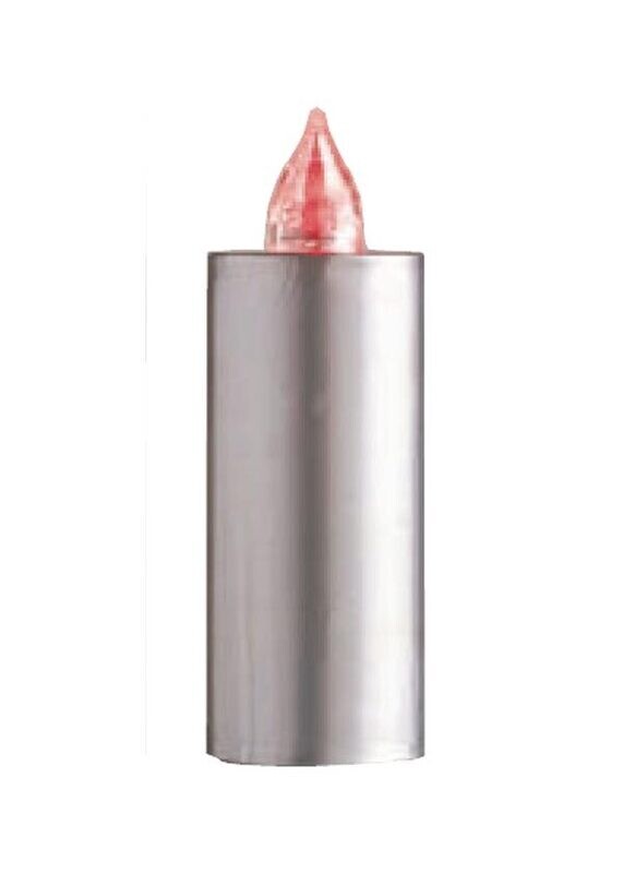 Candela elettronica argento