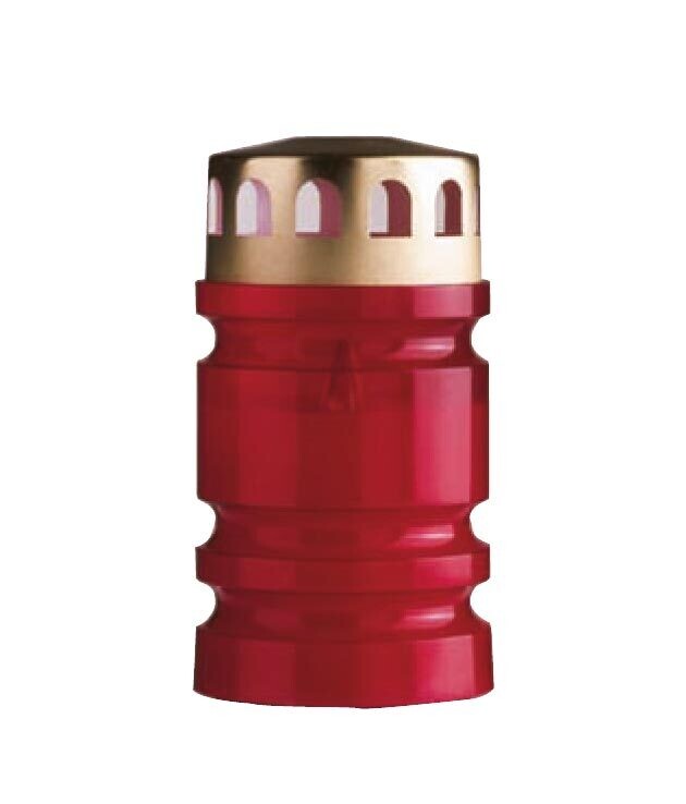 Lumino rosso cilindrico con luce intermittente