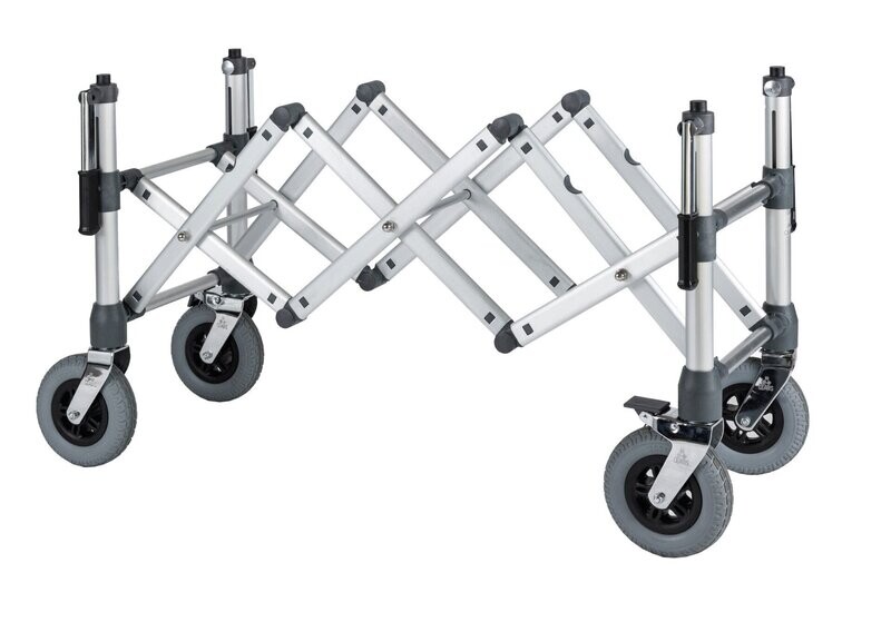 Carrello portaferetri estensibile