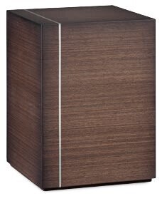 Mini urna Modern rettangolare finitura Wengè