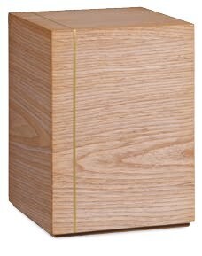 Mini urna Modern rettangolare finitura naturale