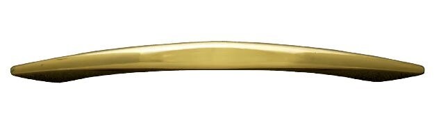 Maniglia di zama a ponte Theta finitura ottone lucido