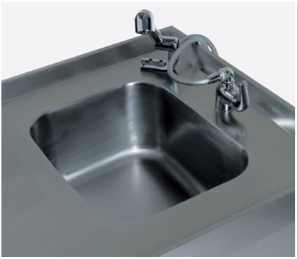 Tavolo autoptico fisso con quadro elettrico