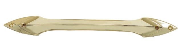 Maniglia di zama a ponte Tilos finitura ottone lucido