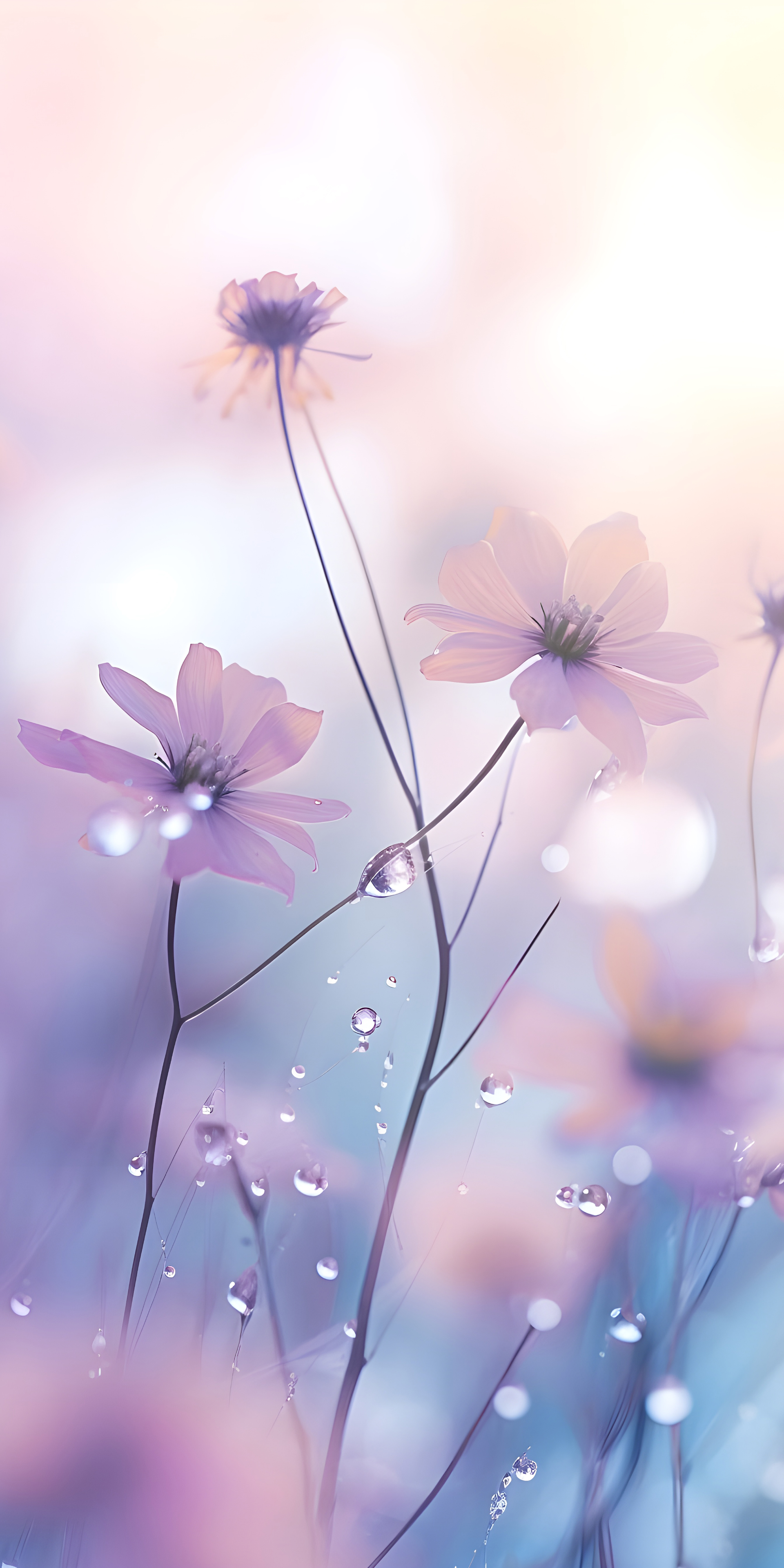 Roll-up fiori con rugiada