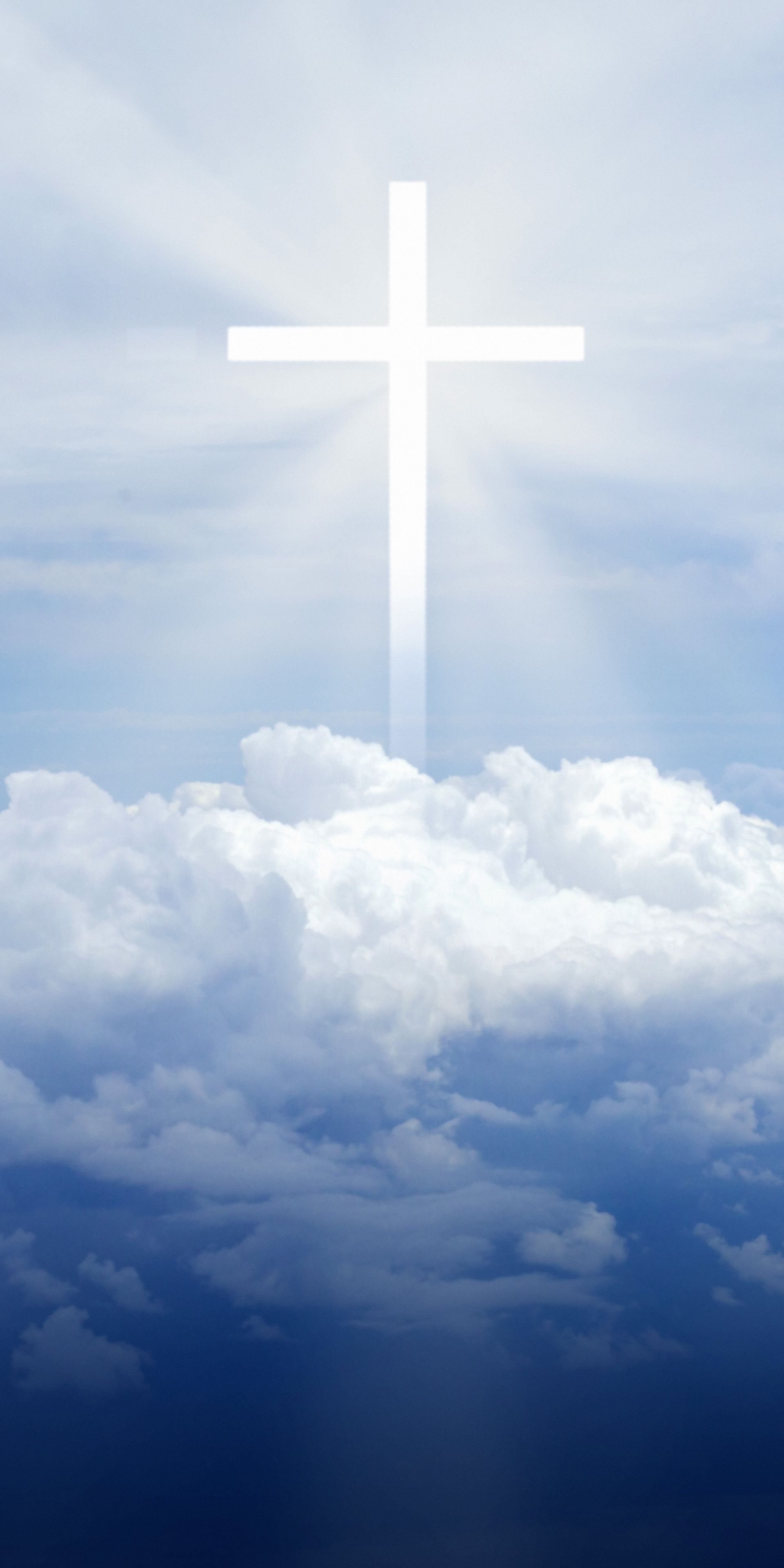 Roll-Up croce e nuvole