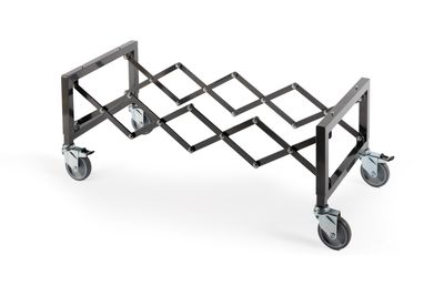 Carrello portaferetri estendibile ad altezza ridotta
