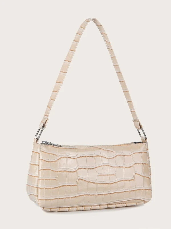 Khaki Baguette Bag