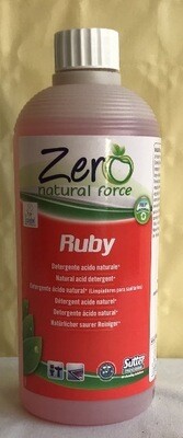 DETERGENTE RUBY FLACONE LINEA ZERO 500 ml