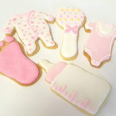 Baby Shower Iced biscuits