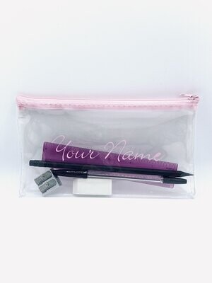 Personalised Pencil Case - PINK
