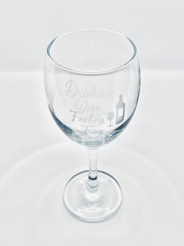 Drinking Wine Feeling Fine Wine Glass