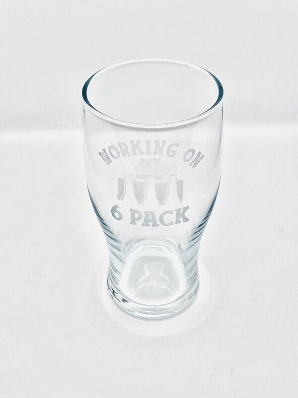 Working on my 6 pack Pint Glass