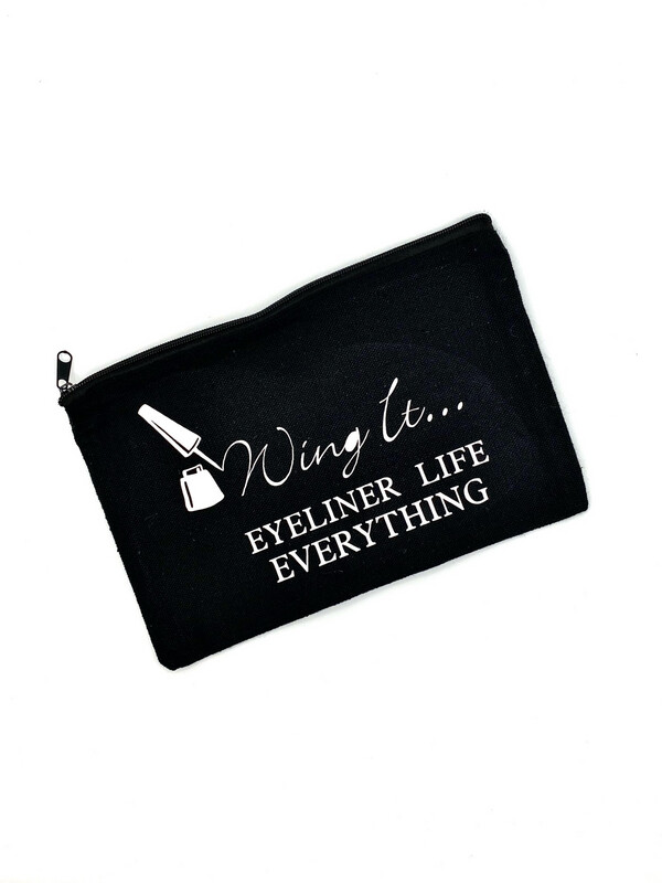 Wing It Eyeliner Life Everything Accessories Make-Up Bag