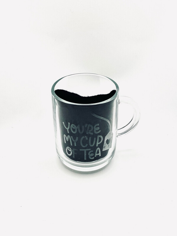 You're My Cup Of Tea Glass Mug