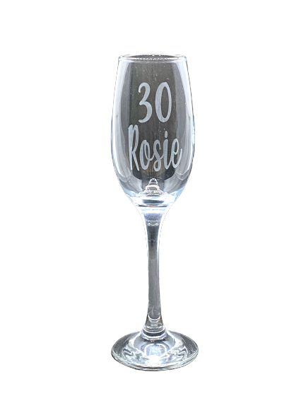 Personalised Prosecco Glass/Champagne Flute