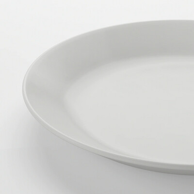 IKEA OFTAST Plate - White 6 Pcs