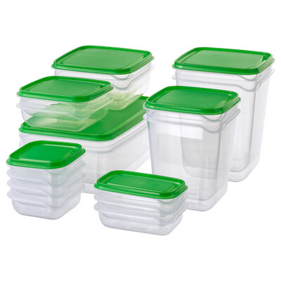 IKEA PRUTA 17pcs food container
