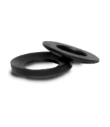 Rice Lake Washer,Spherical 1.56x 2.88x.53 Thick Case Hardened 12L14 Steel Black Oxide Mating