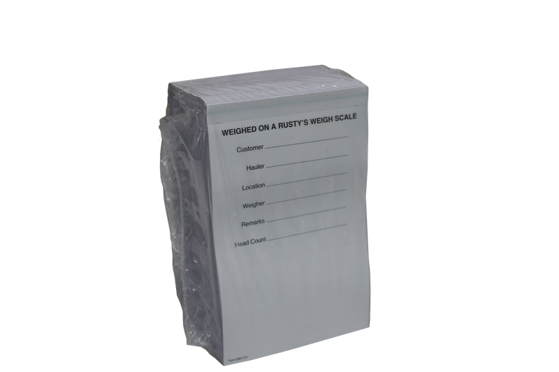 Cattle Scale Tickets