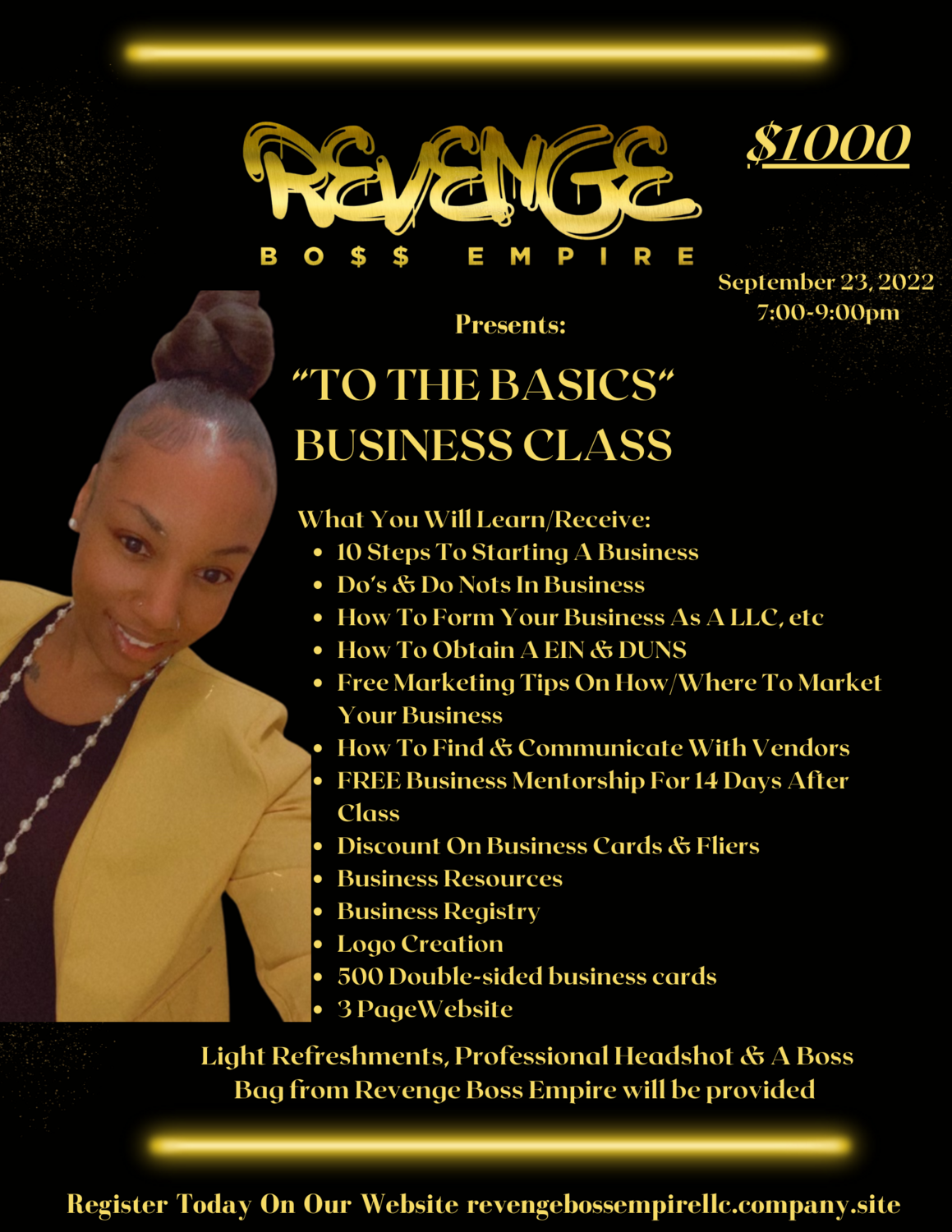 "To The Basics" Business Class