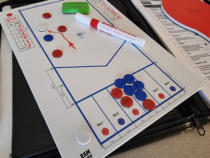 Boccia Tactics Board - A4 Drywipe