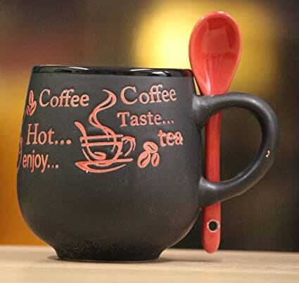 MATKI COFFEE MUG|BONE CHINA MUG (300)ml