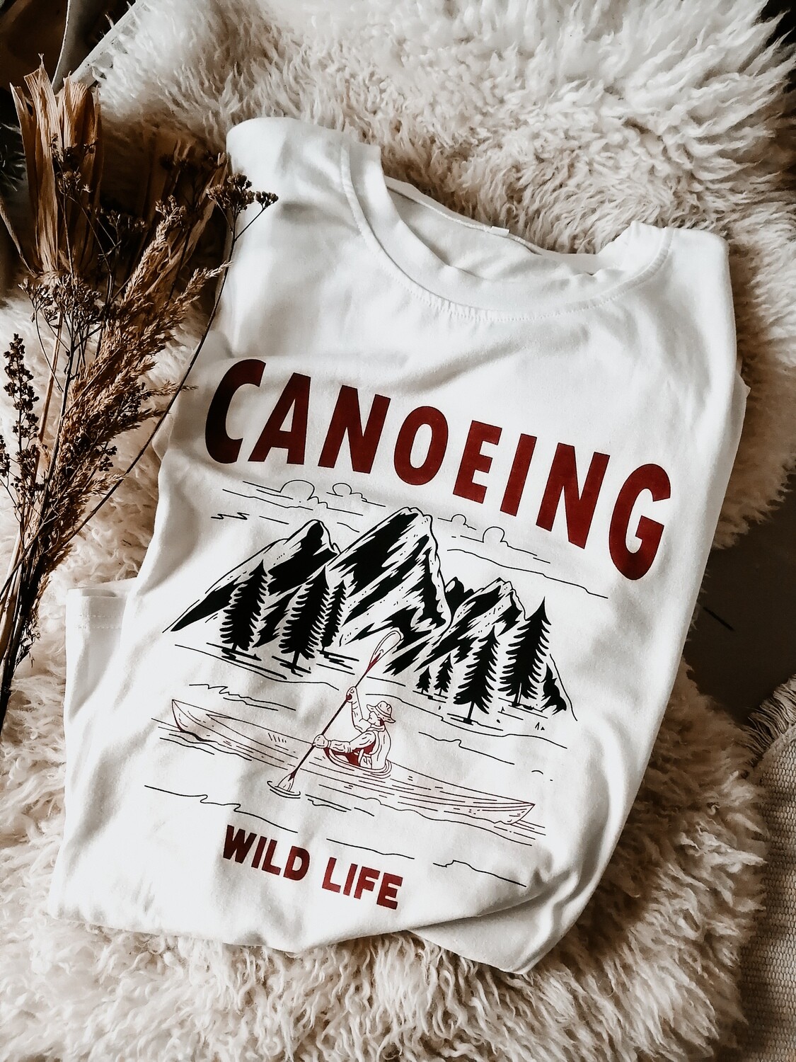 Go canoeing white t shirt