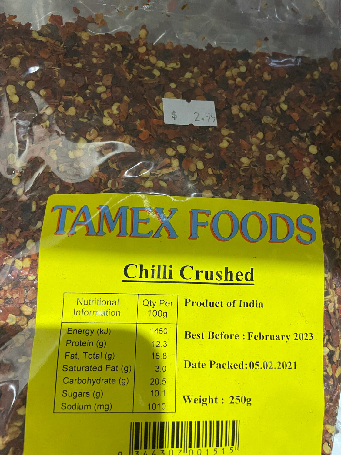 TAMEX Chilli Crushed