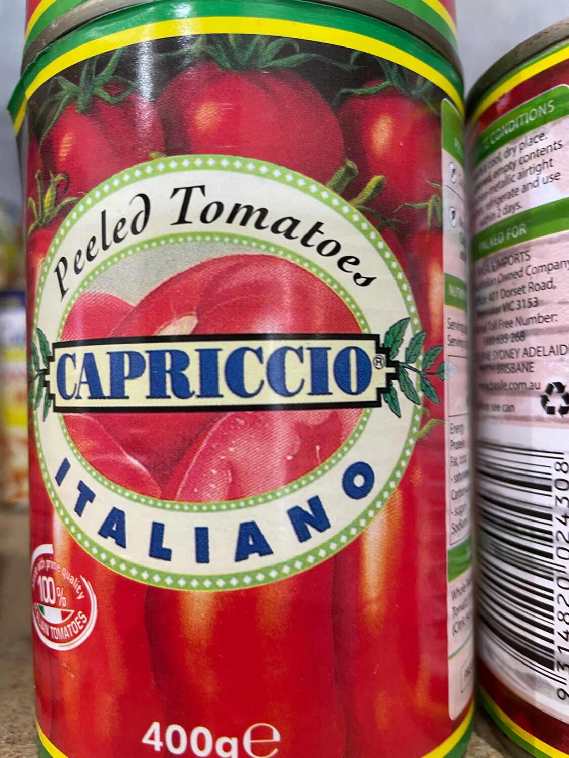 Capriccio Peeled Tomato 400g