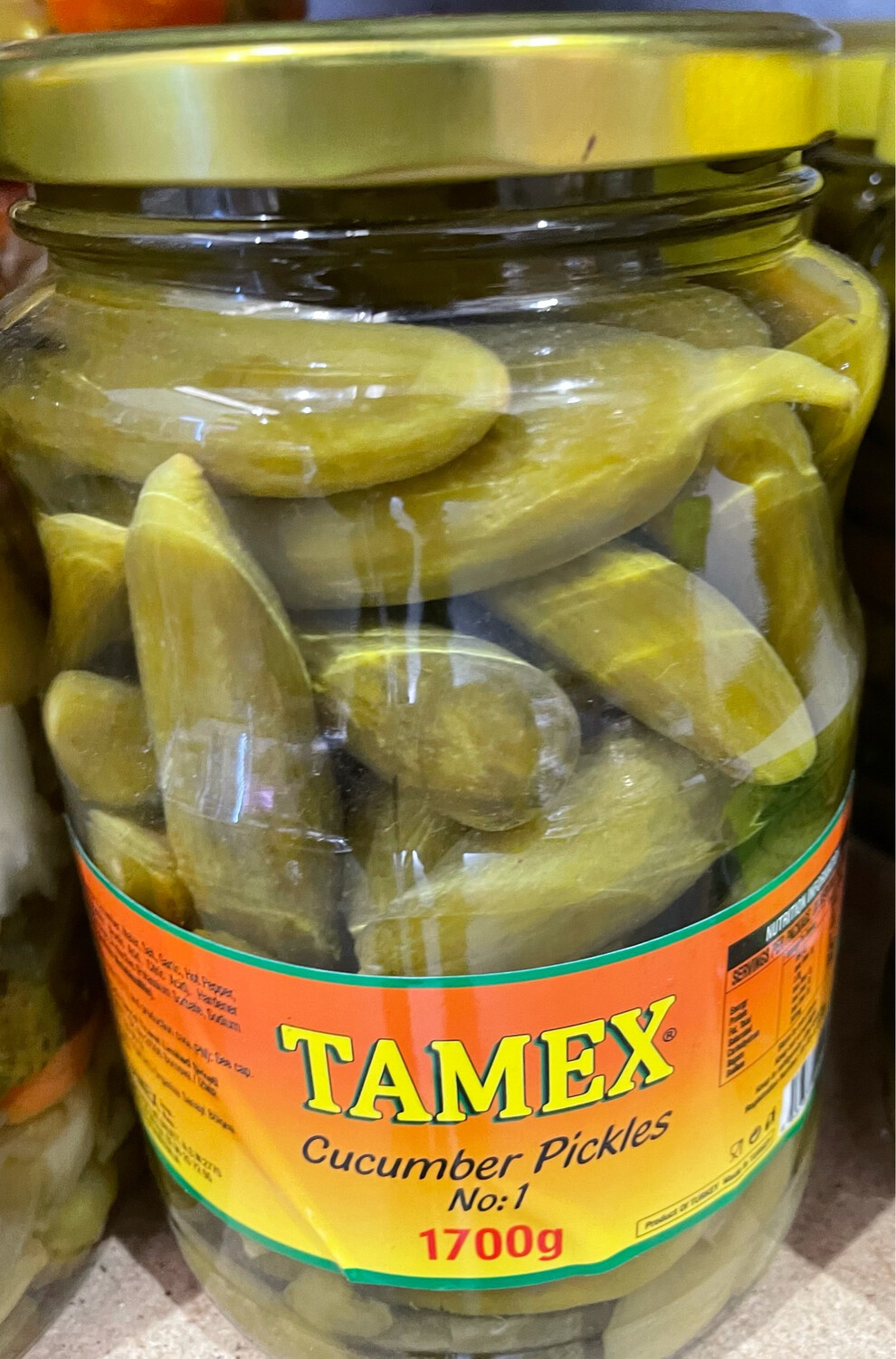 Tamex Cucumber Pickles 1.7kg