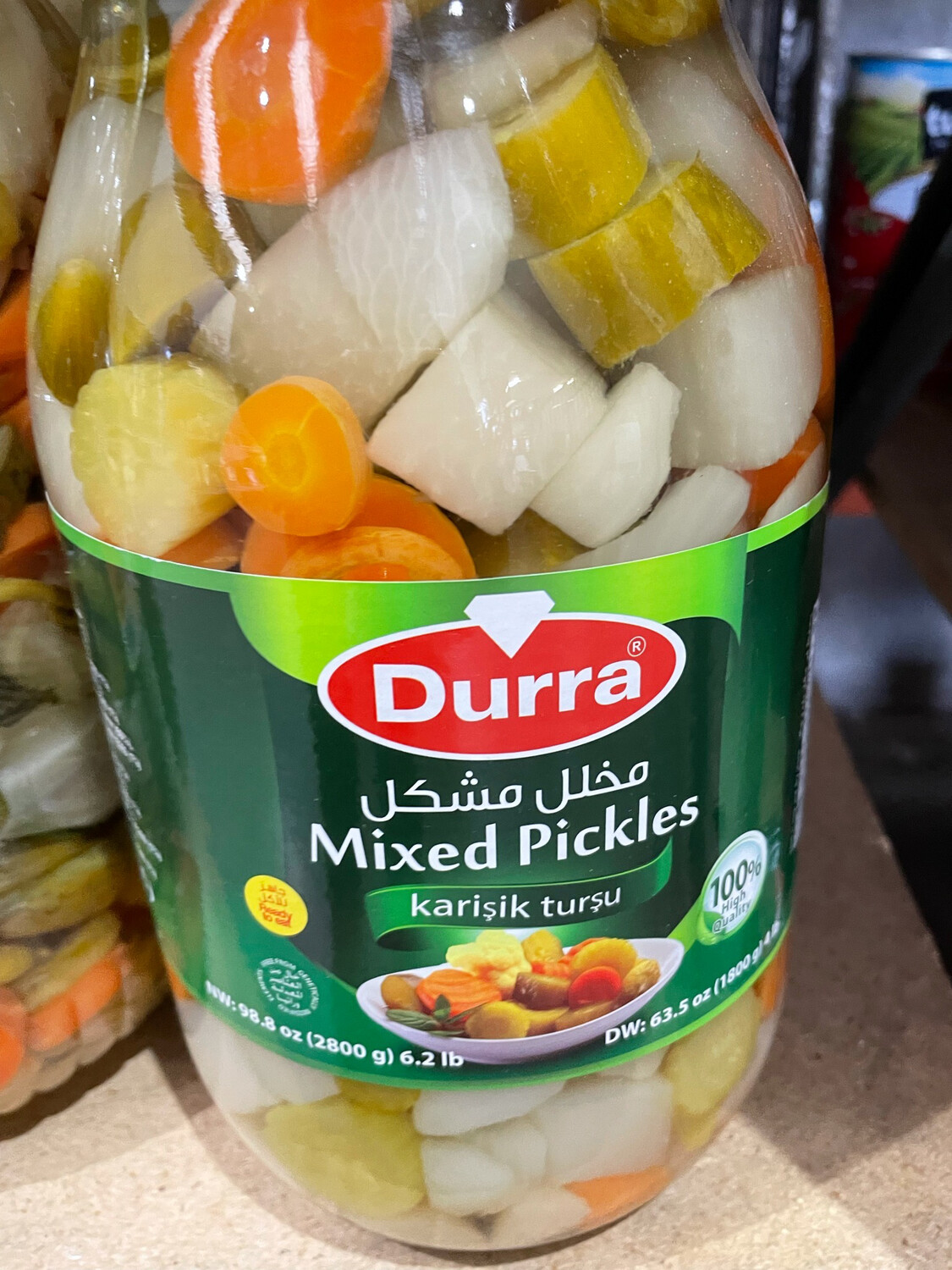 Durra Mixed Pickles 2.8kg
