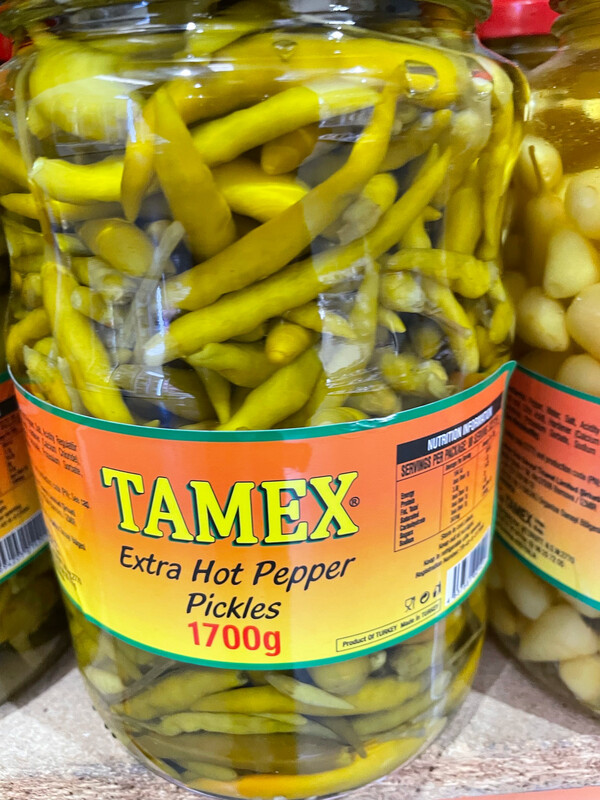 Tamex Extra Hot Pepper Pickles 1.7kg