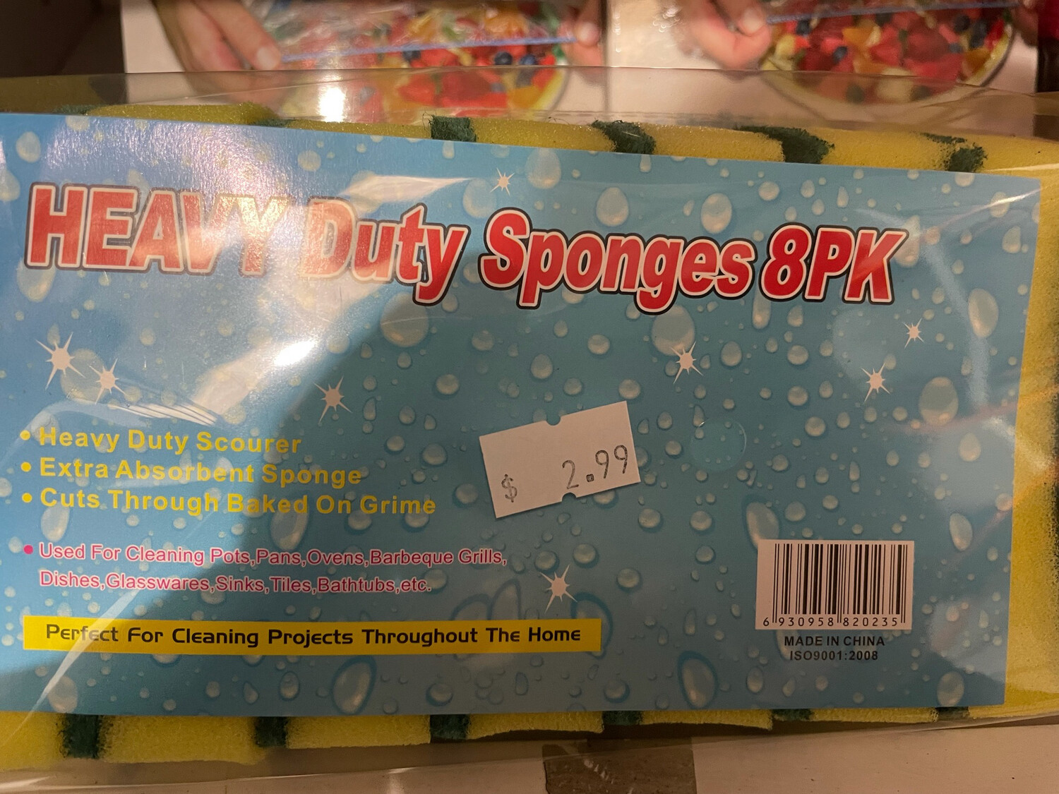 Heavy Duty Sponges 8pk