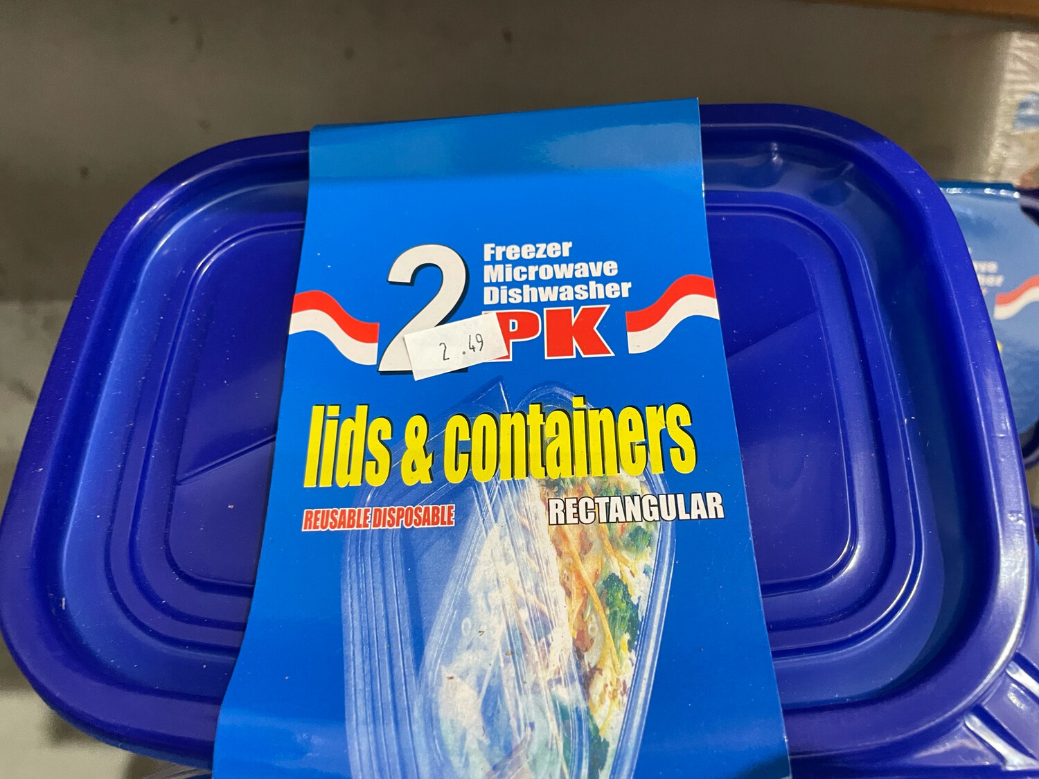 2 Pack Food Container