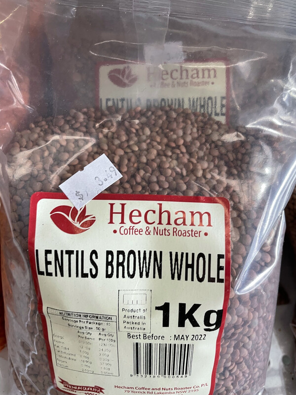 Lentils Brown Whole