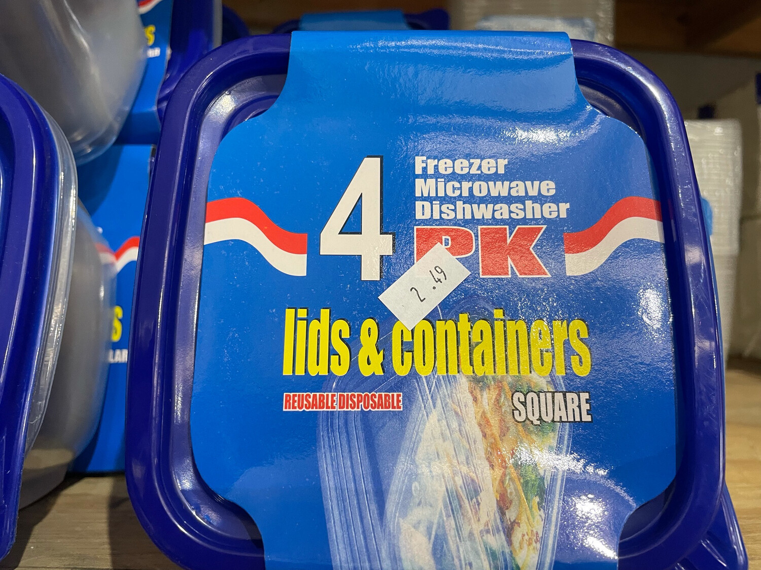 4 Pack Food Container
