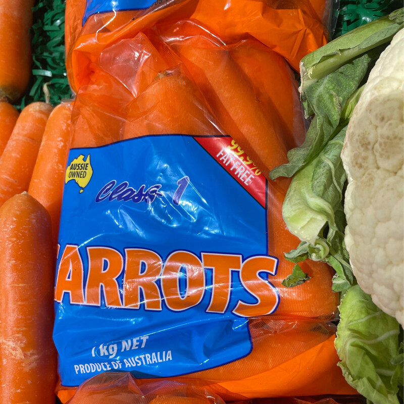 Carrots 1kg Bag