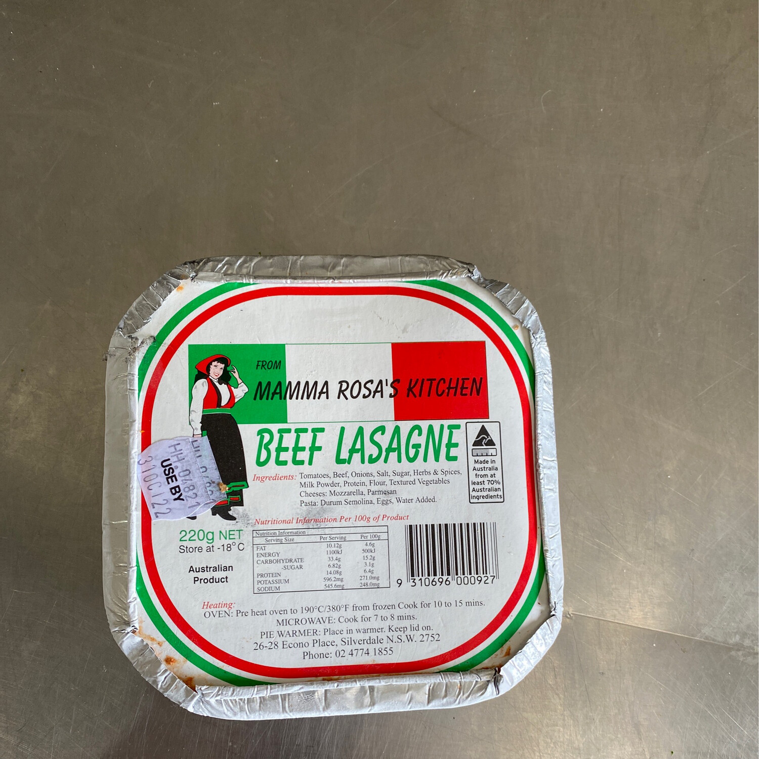 Mamma Rosa Beef Lasagne 220g