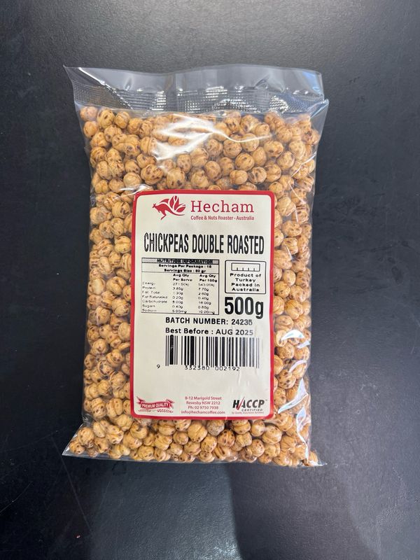 Chickpeas Double Roasted 500g