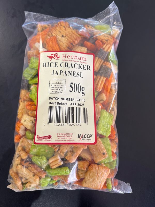 Rice Crackers Japanese 500g