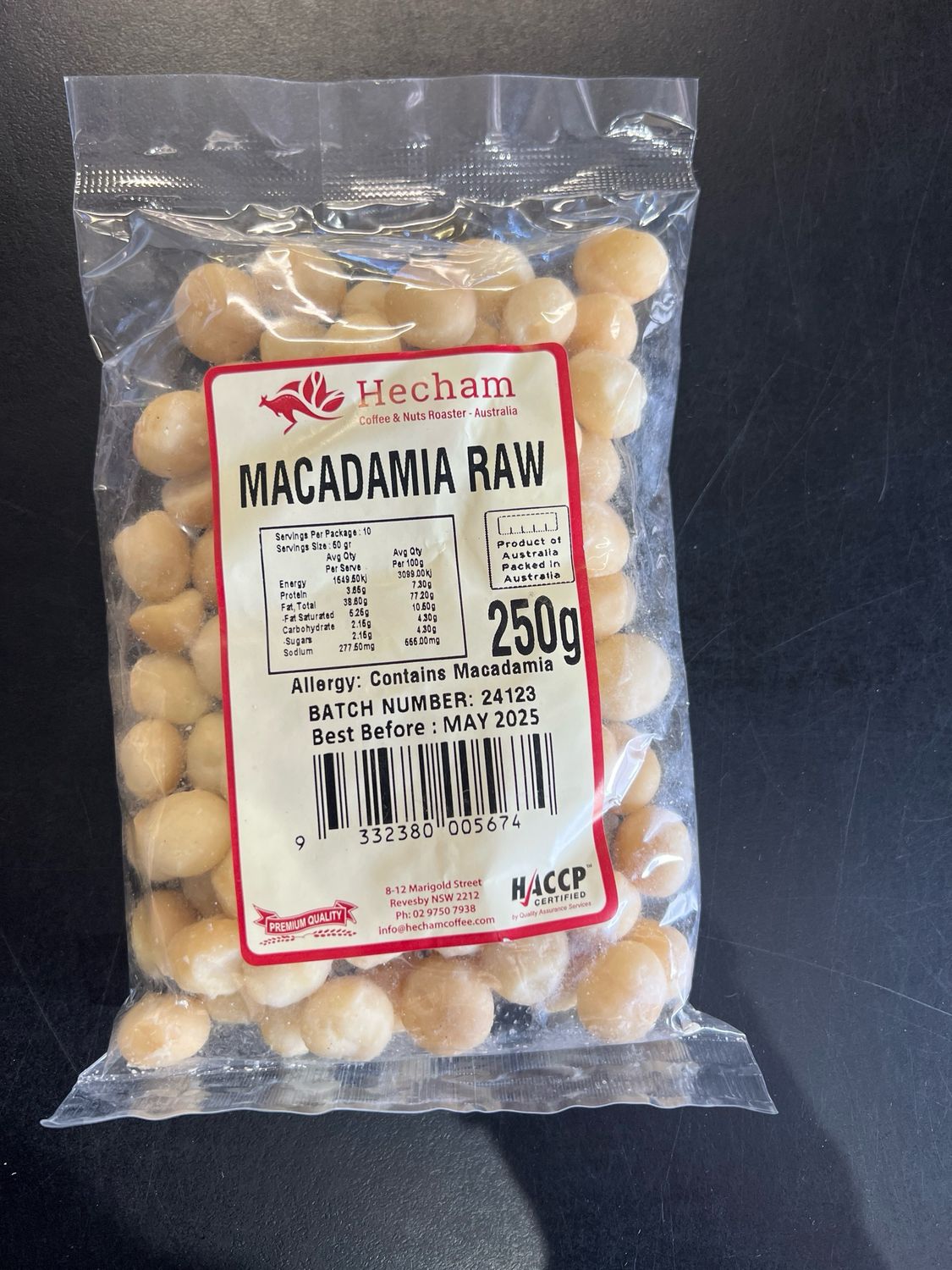 Macadamia Raw 250g